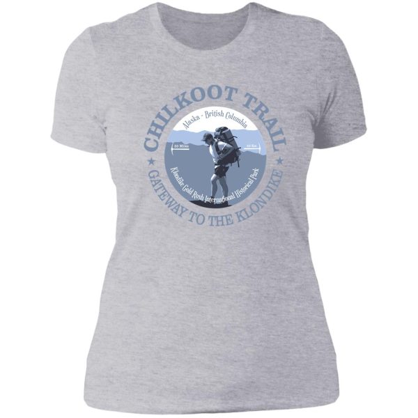 chilkoot trail (bg) lady t-shirt