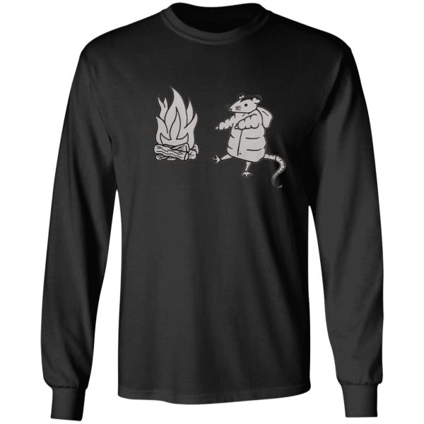 chilly possum by the campfire long sleeve