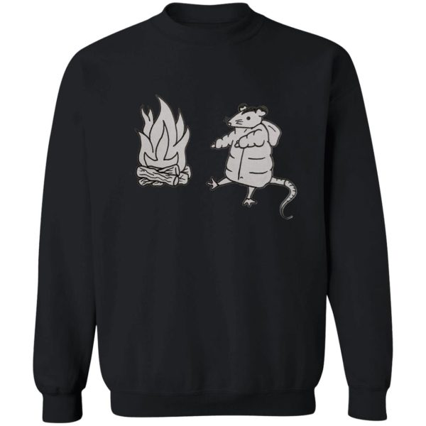 chilly possum by the campfire sweatshirt