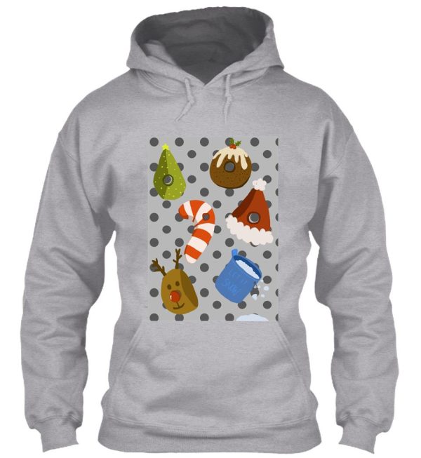 christmas climbing holds hoodie