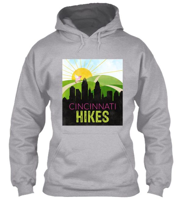 cincinnati hikes full logo hoodie