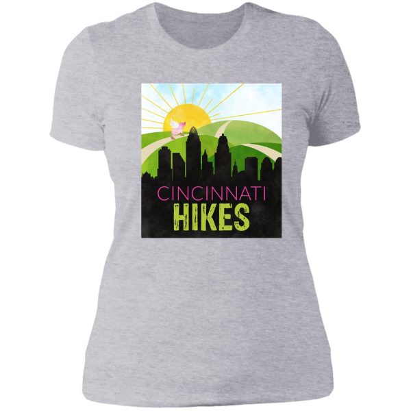 cincinnati hikes full logo lady t-shirt