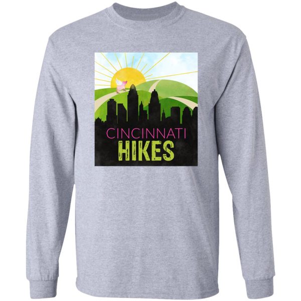 cincinnati hikes full logo long sleeve