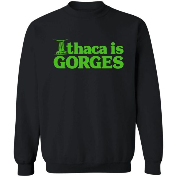 classic ithaca is gorges kelly green sweatshirt