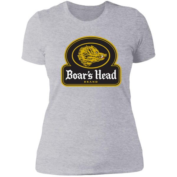classy boars head design lady t-shirt