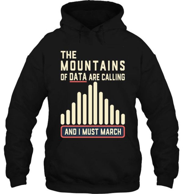 climate strike - the mountains of data are calling hoodie