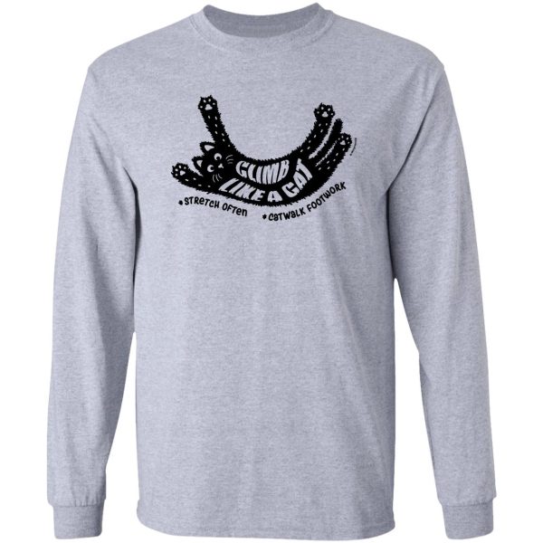 climb like a cat long sleeve