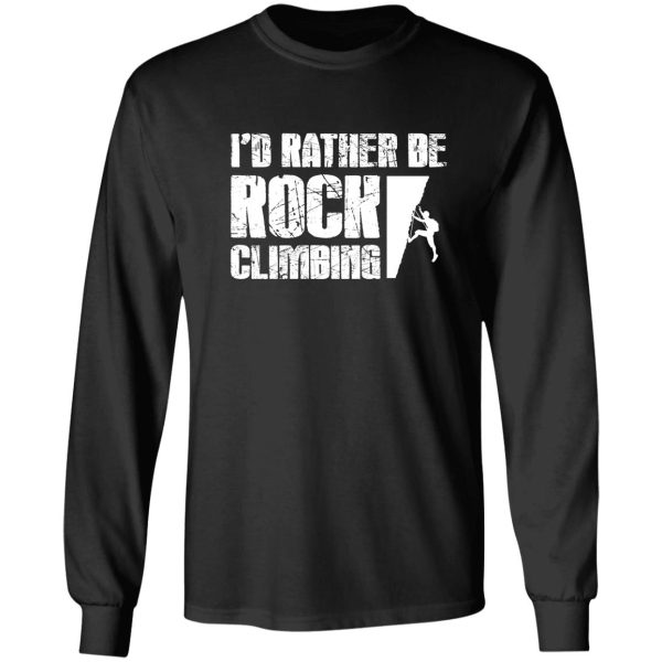 climb like a girl rock climber long sleeve