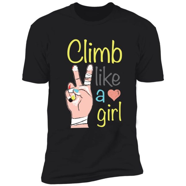climb like a girl shirt