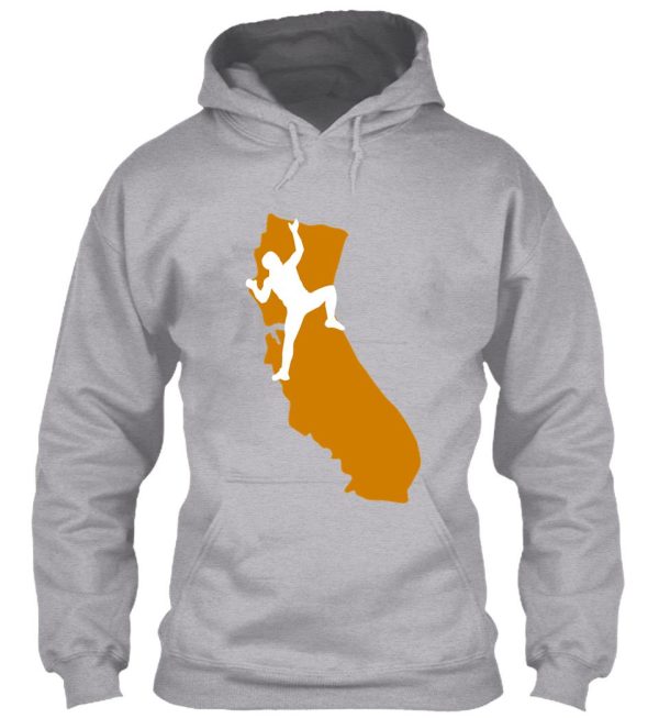 climb local. california. climbing hoodie