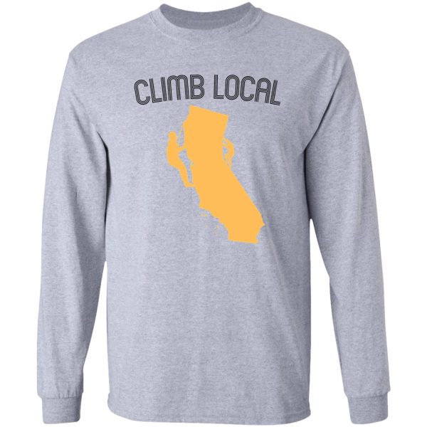 climb local. california. climbing long sleeve