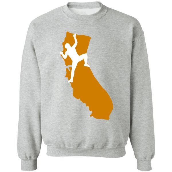 climb local. california. climbing sweatshirt