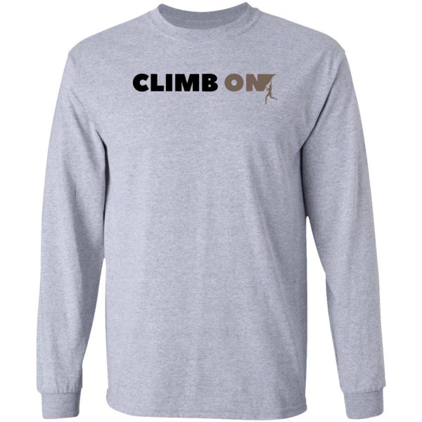 climb on. rock climbing long sleeve