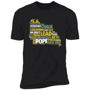 climb word shirt