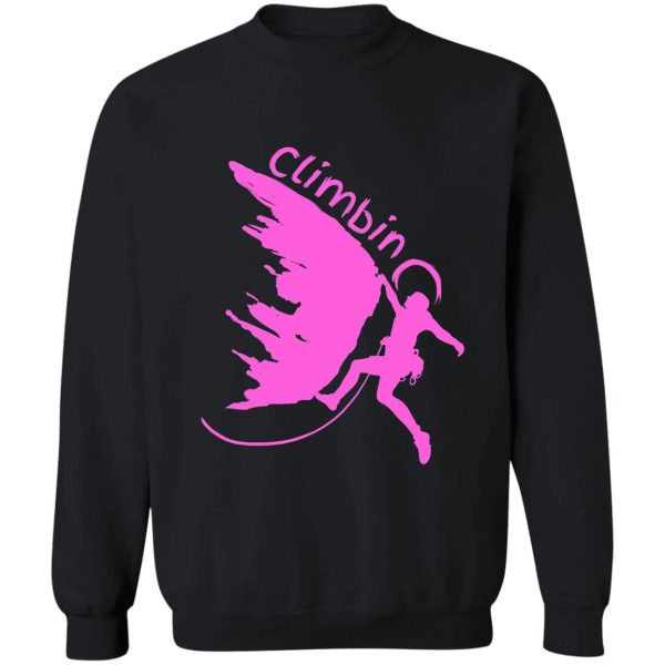 climber girl sweatshirt