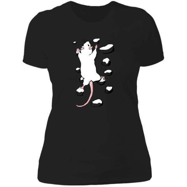 climber rat lady t-shirt