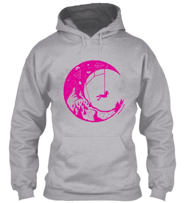 climbers sky (girls rock version) rock climbing hoodie