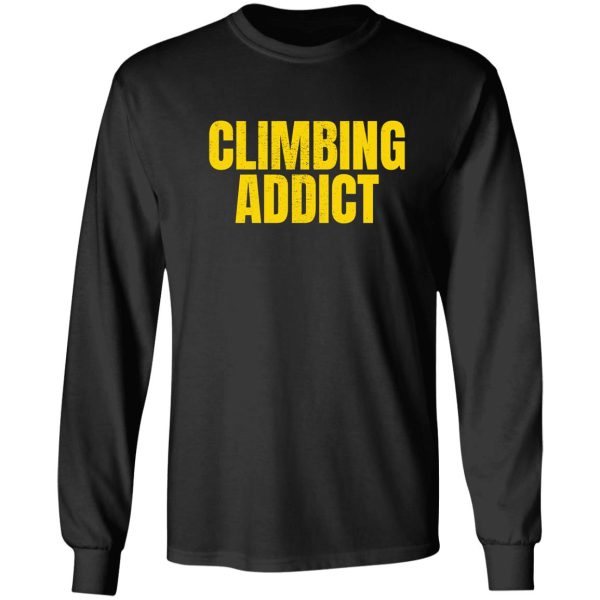 climbing addict long sleeve