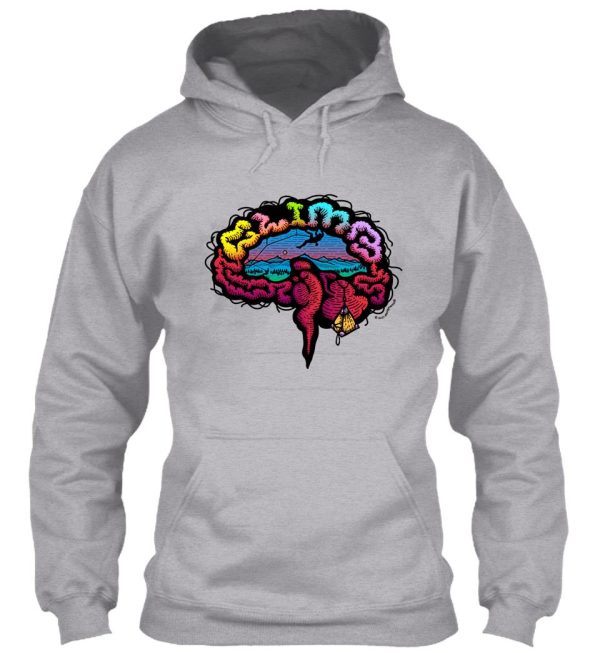 climbing brain anatomy rock climbing bouldering hoodie