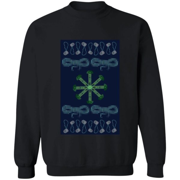 climbing christmas jumper sweatshirt