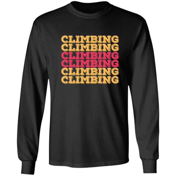 climbing design for climbing lovers - climbing long sleeve