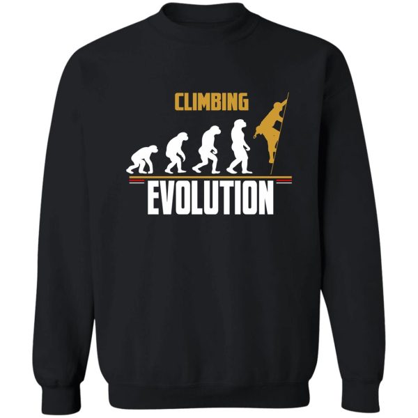 climbing evolution sweatshirt