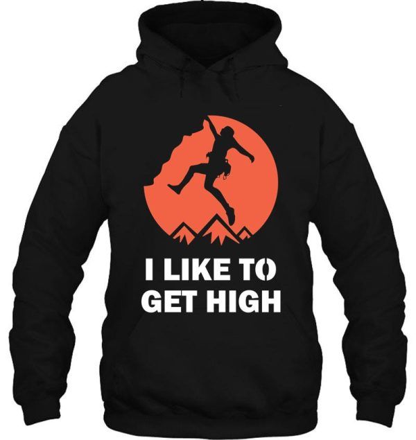 climbing funny t-shirt hoodie