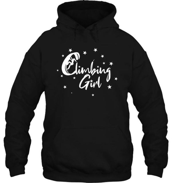 climbing girl climbing gift climbing sport hoodie