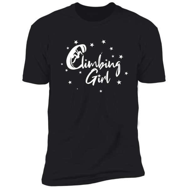 climbing girl climbing gift climbing sport shirt