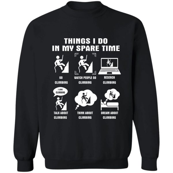 climbing lover sweatshirt