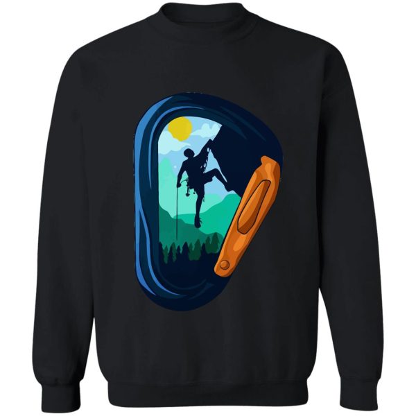 climbing man sweatshirt