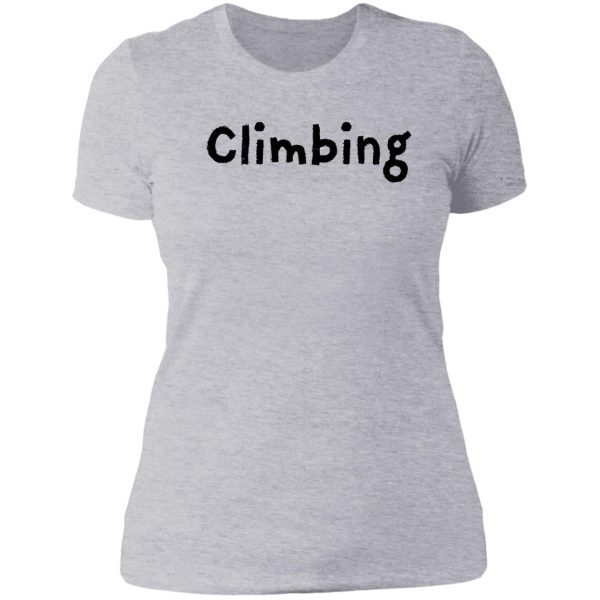 climbing & outdoor adventure lady t-shirt