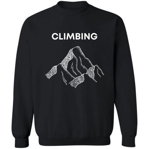 climbing - rock climber sweatshirt