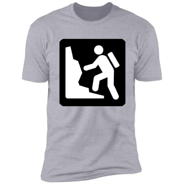 climbing sign & camper hiker shirt