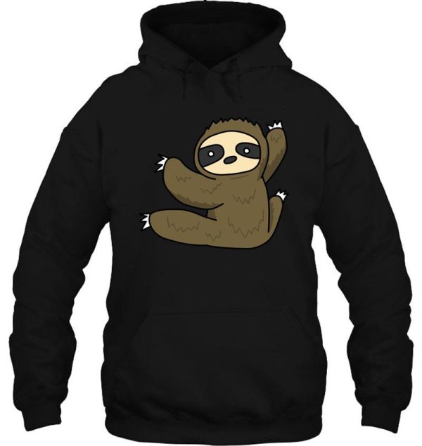 climbing sloth hoodie