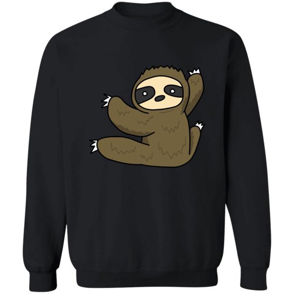 climbing sloth sweatshirt