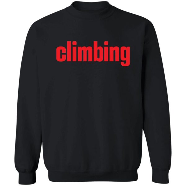 climbing sport sweatshirt