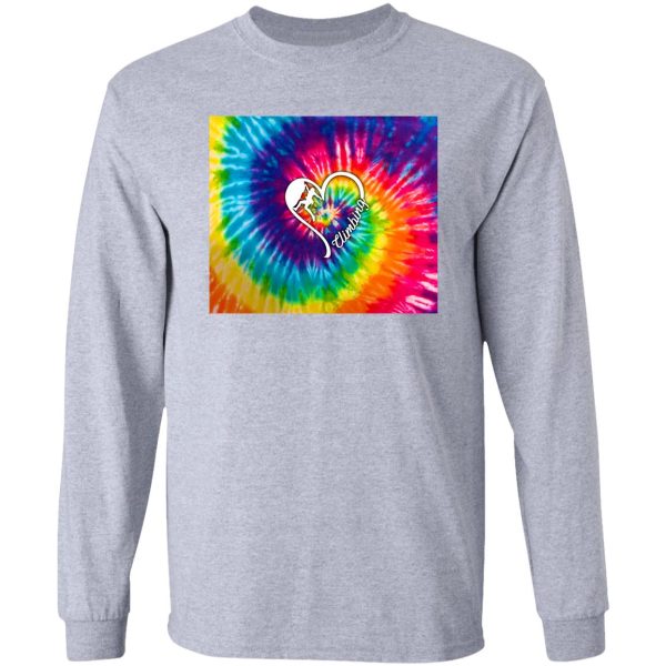 climbing tie dye long sleeve