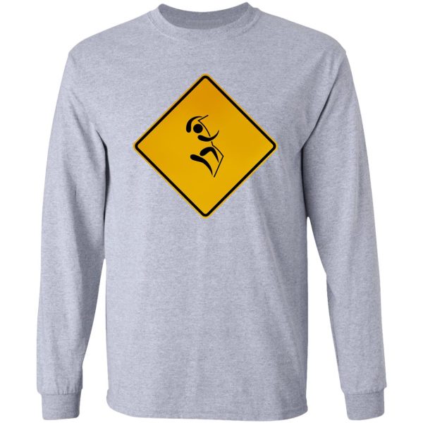 climbing - warning sign long sleeve