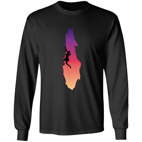 climbing woman long sleeve