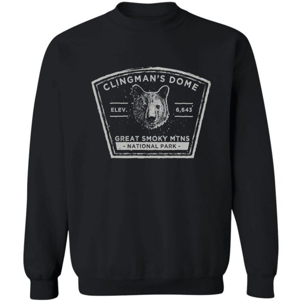 clingman's dome - great smoky mountains sweatshirt