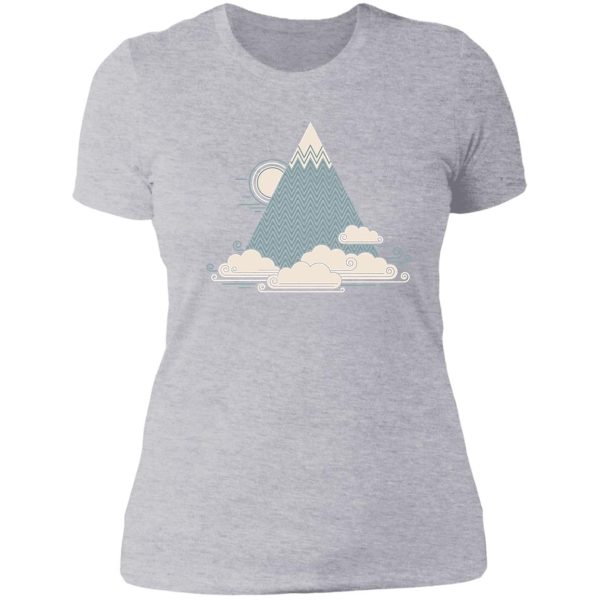 cloud mountain lady t-shirt