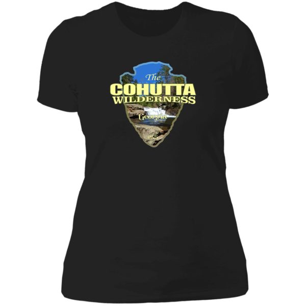 cohutta wilderness (arrowhead) lady t-shirt