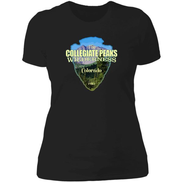 collegiate peaks wilderness (arrowhead) lady t-shirt