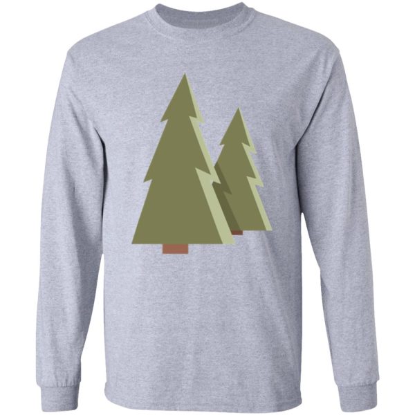 color block trees long sleeve