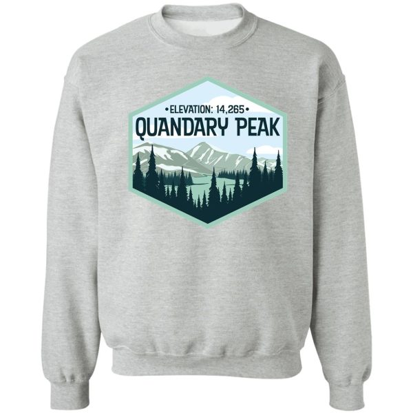 colorado 14ers quandary peak sweatshirt