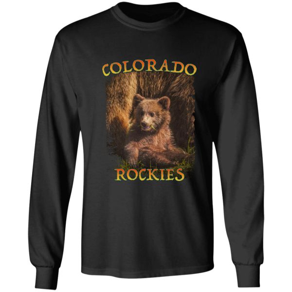 colorado bear nature hiking 80s 90s sports long sleeve