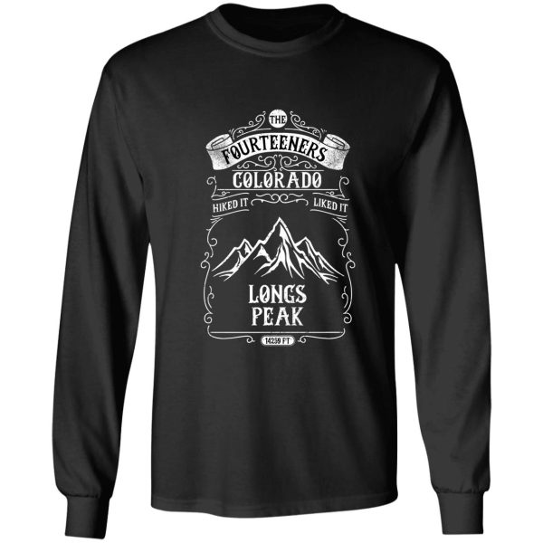 colorado mountain-fourteeners-hiking-longs peak long sleeve