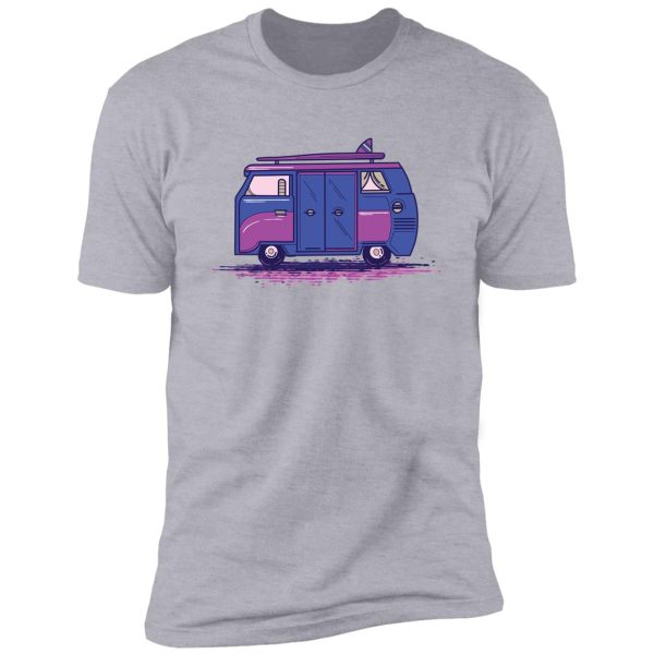 colored camper van shirt