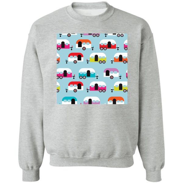 colorful bus sweatshirt